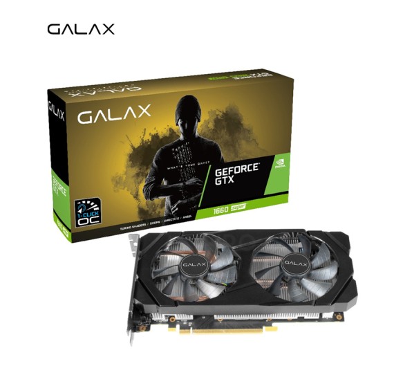 VGA (การ์ดแสดงผล) GALAX GEFORCE GTX 1660 SUPER (1 CLICK OC) 6GB GDDR6 192 BIT 3Y